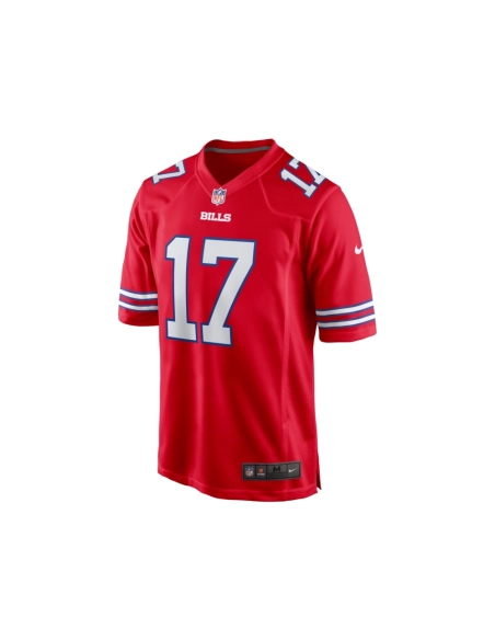 Mens Buffalo Bills Josh Allen Red Alternate Game Jersey