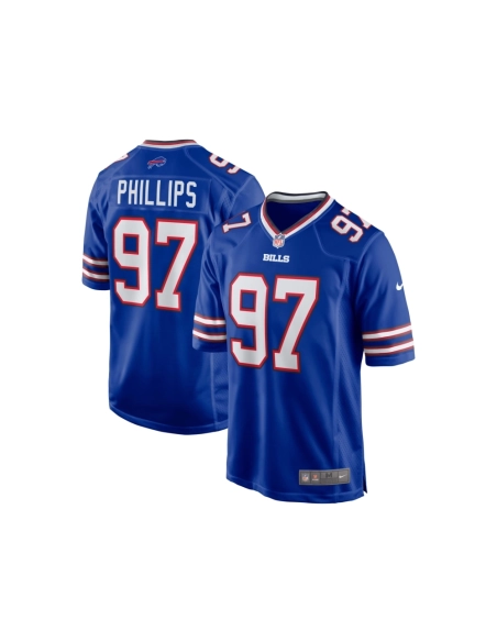 Mens Buffalo Bills Jordan Phillips Royal Game Jersey