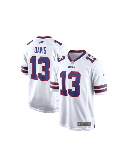 Mens Buffalo Bills Gabe Davis White Game Player Jersey