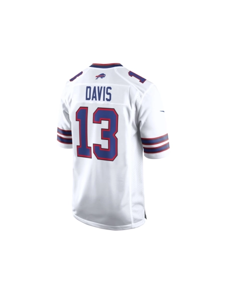 Mens Buffalo Bills Gabe Davis White Game Player Jersey