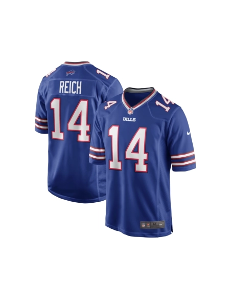 Mens Buffalo Bills Frank Reich Royal Game Retired Player Jersey