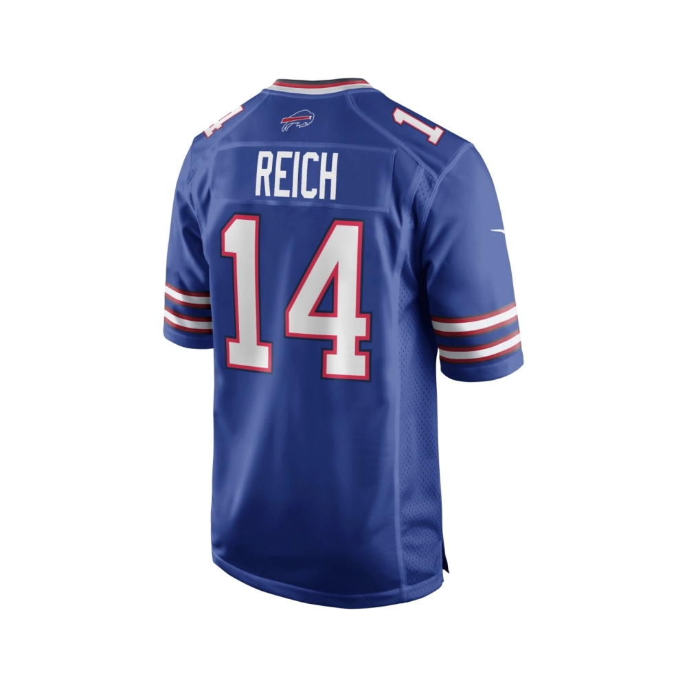 Mens Buffalo Bills Frank Reich Royal Game Retired Player Jersey