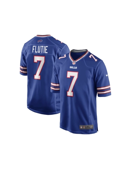 Mens Buffalo Bills Doug Flutie Royal Game Retired Player Jersey