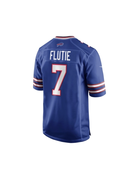 Mens Buffalo Bills Doug Flutie Royal Game Retired Player Jersey