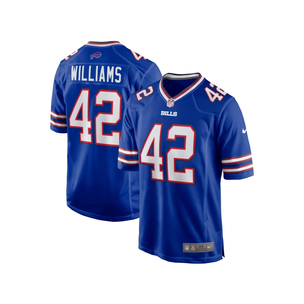 Mens Buffalo Bills Dorian Williams Royal Home Game Jersey