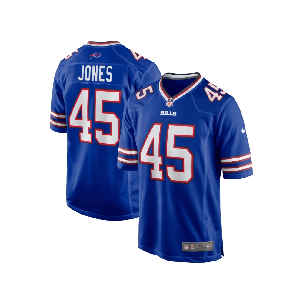 Mens Buffalo Bills Deion Jones Royal Game Jersey