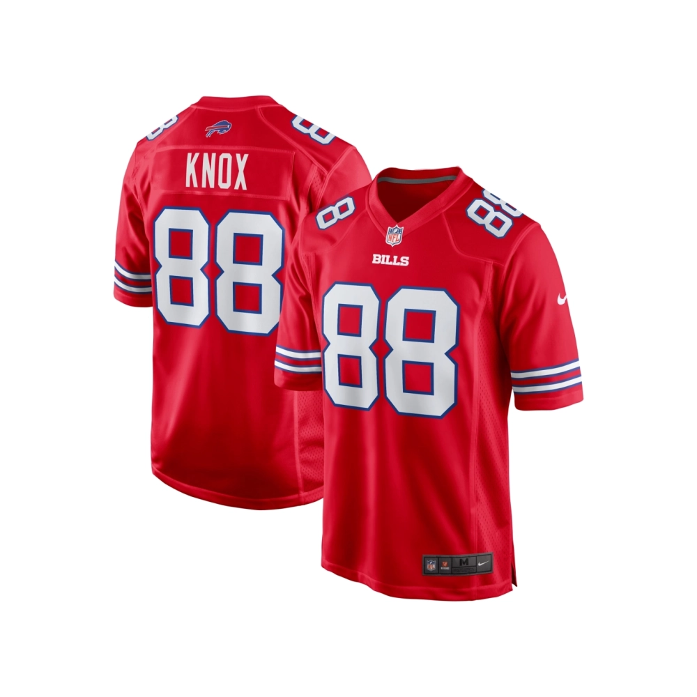 Mens Buffalo Bills Dawson Knox Red Alternate Game Jersey