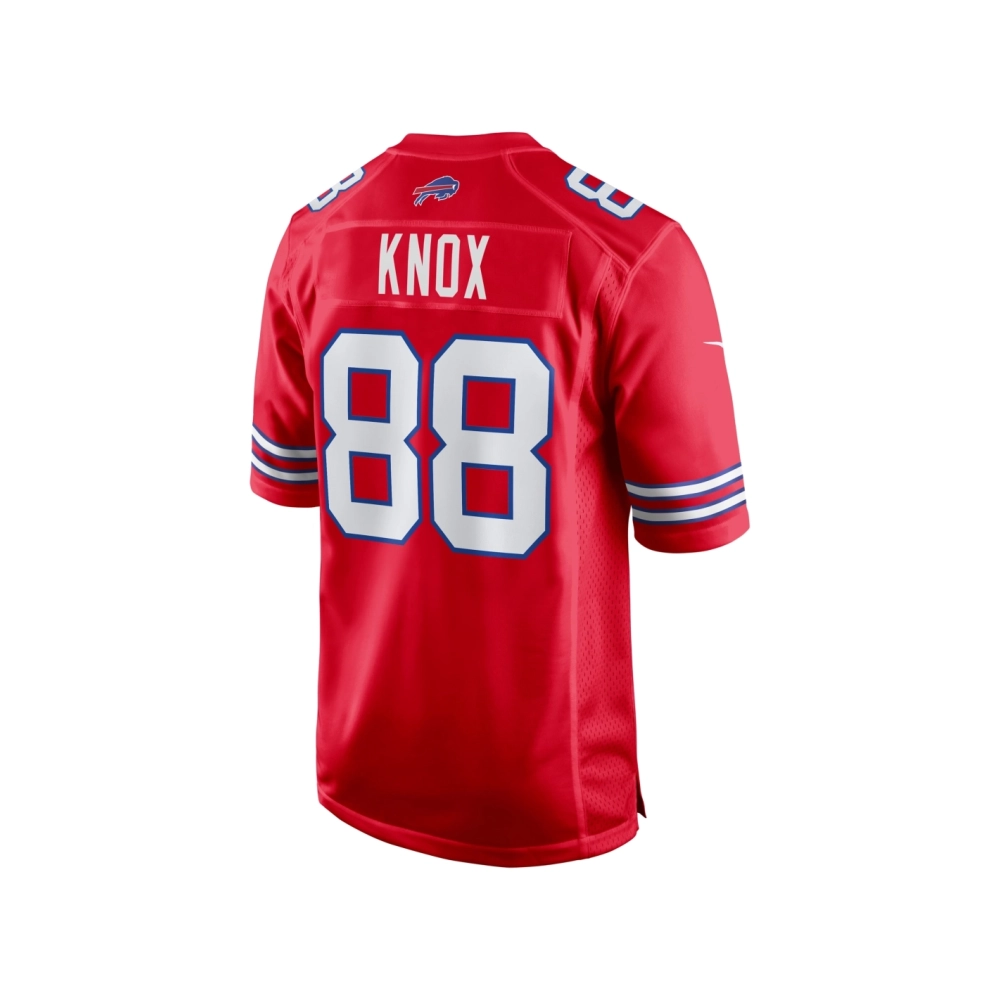 Mens Buffalo Bills Dawson Knox Red Alternate Game Jersey