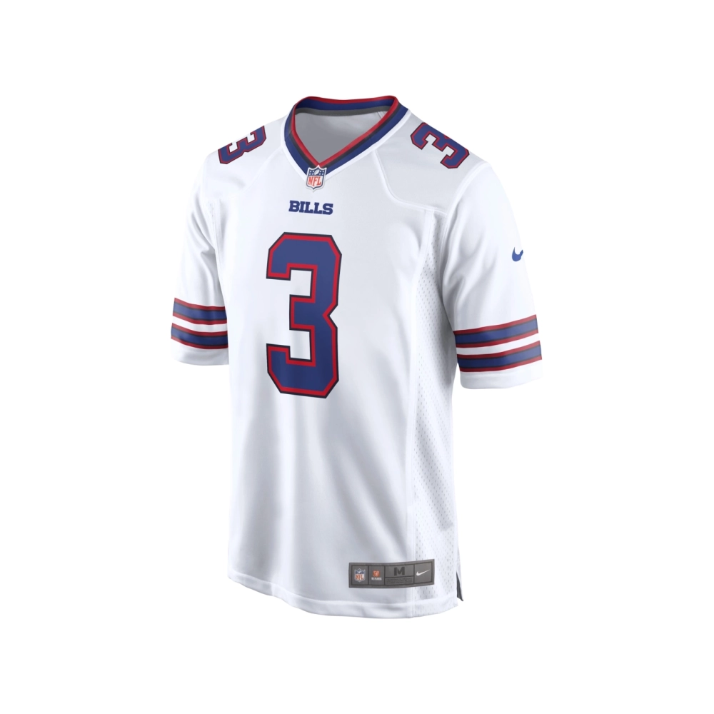 Mens Buffalo Bills Damar Hamlin White Game Jersey