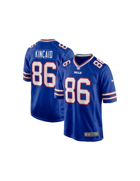 Mens Buffalo Bills Dalton Kincaid Royal 2023 NFL Draft First Round Pick Game Jersey