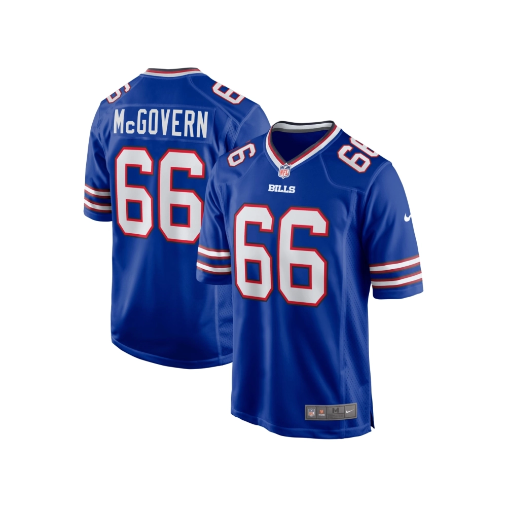 Mens Buffalo Bills Connor McGovern Royal Game Player Jersey