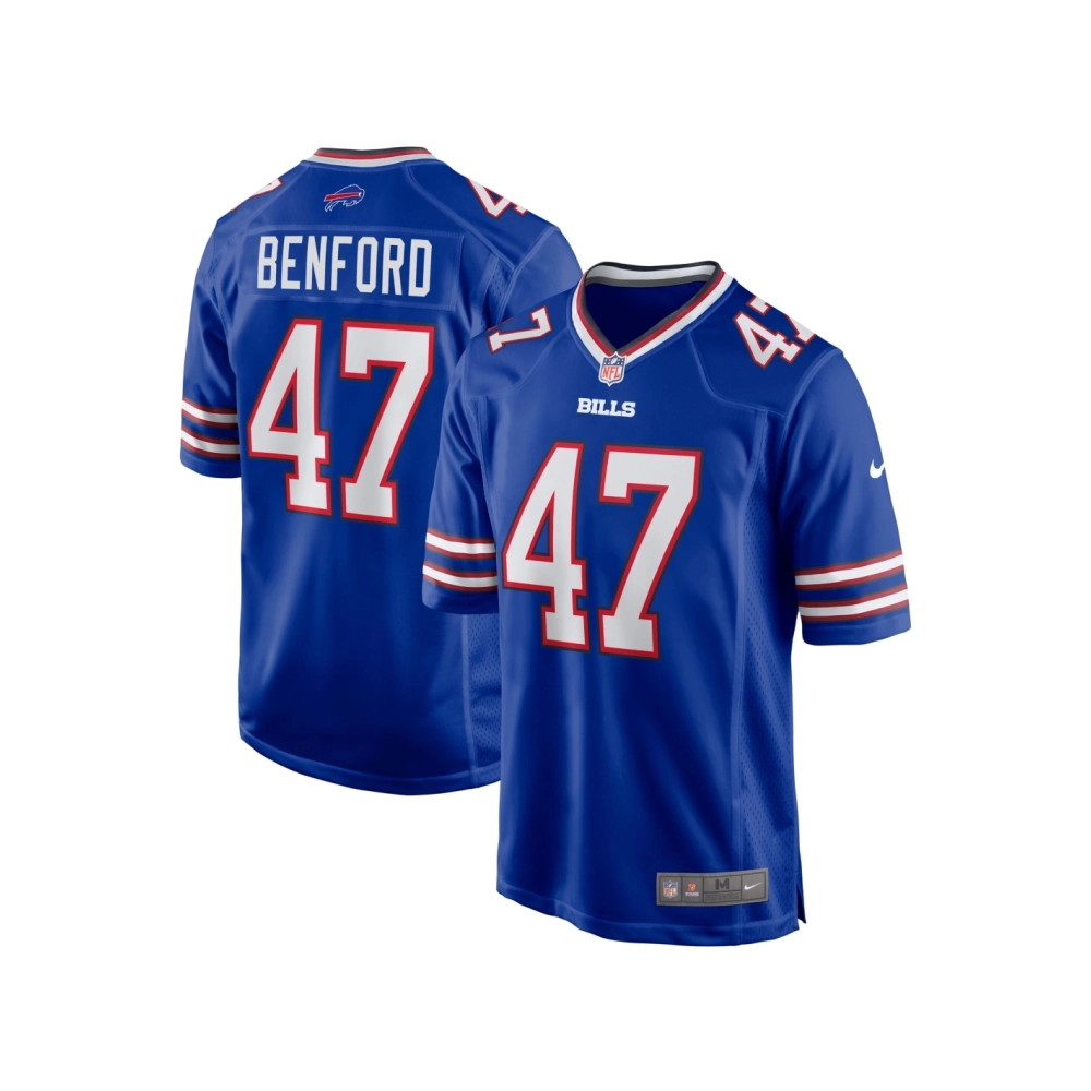 Mens Buffalo Bills Christian Benford Royal Game Jersey