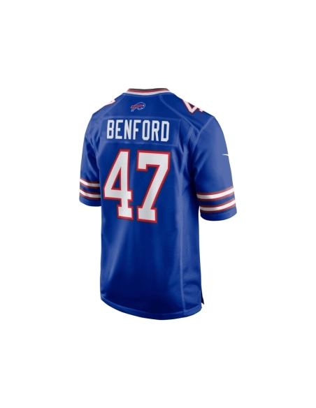 Mens Buffalo Bills Christian Benford Royal Game Jersey