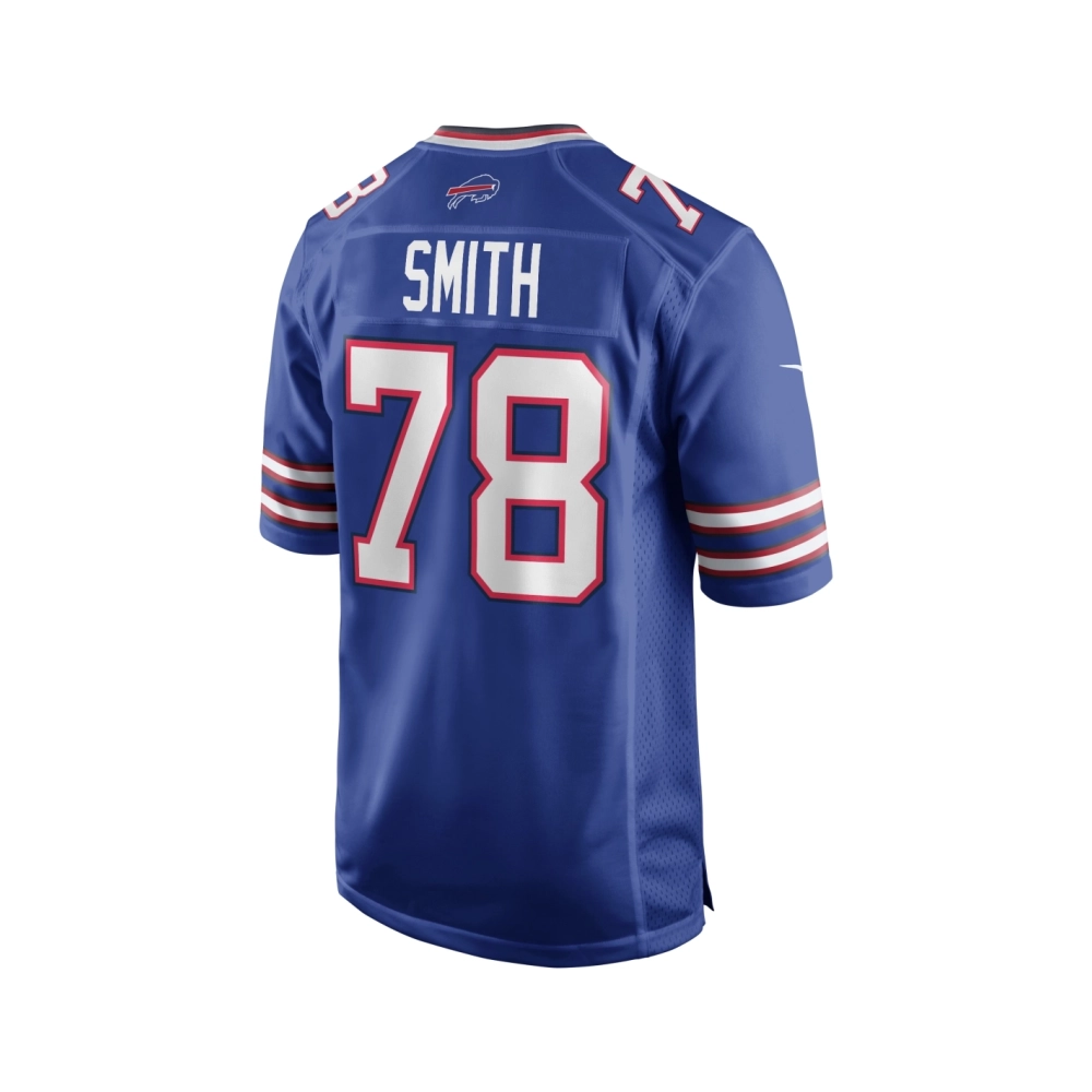 Mens Buffalo Bills Bruce Smith Royal Game Retired Player Jersey