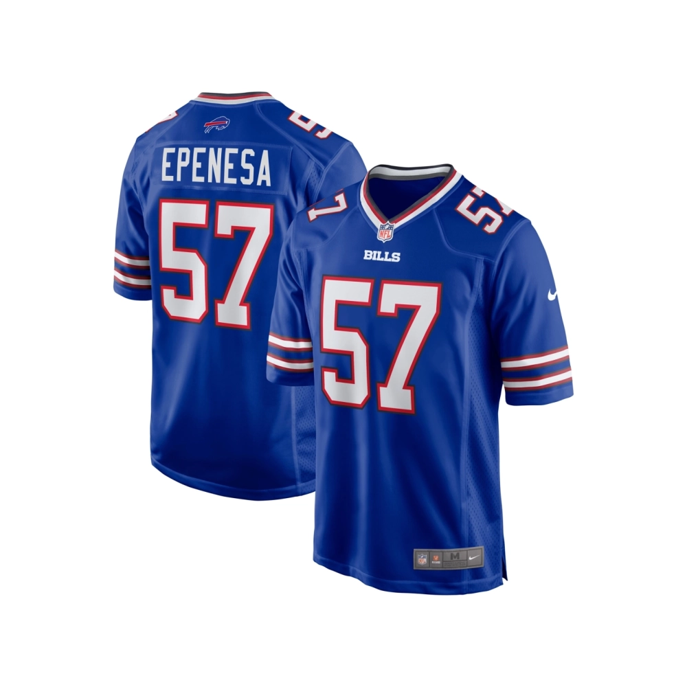 Mens Buffalo Bills A.J. Epenesa Royal Game Player Jersey