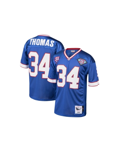 Mens Buffalo Bills 1985 Thurman Thomas Royal Throwback Retired Player Jersey