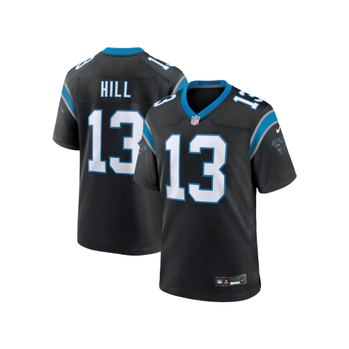 Mens Carolina Panthers Troy Hill Black Team Game Jersey