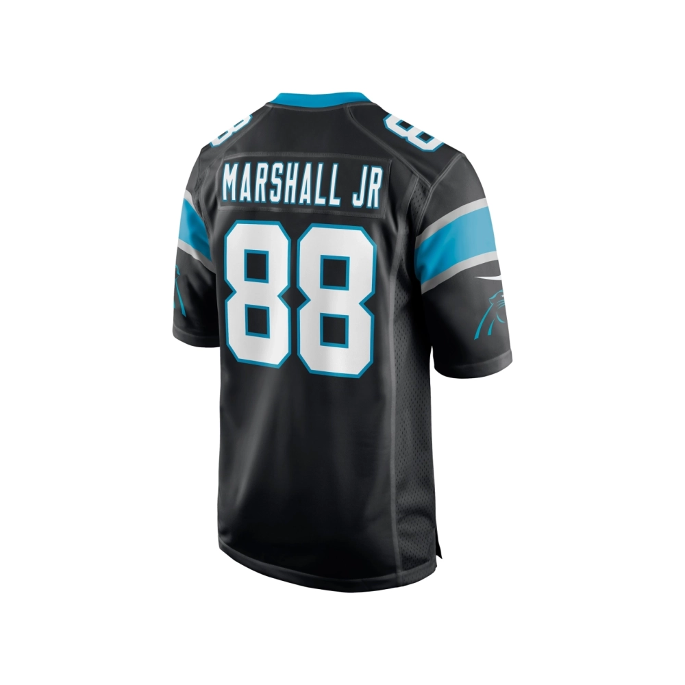 Mens Carolina Panthers Terrace Marshall Jr. Black 2021 NFL Draft Pick Player Game Jersey