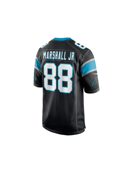 Mens Carolina Panthers Terrace Marshall Jr. Black 2021 NFL Draft Pick Player Game Jersey