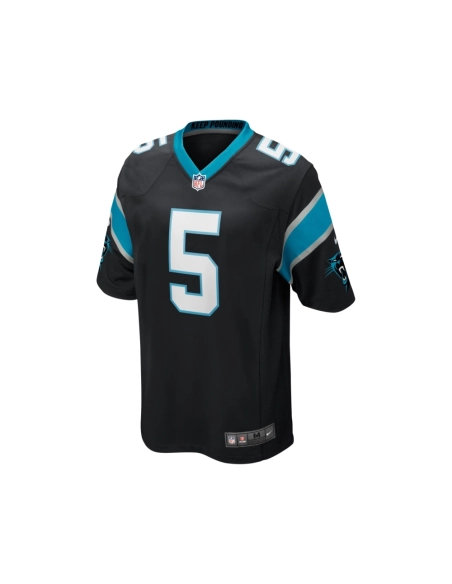 Mens Carolina Panthers Teddy Bridgewater Black Game Player Jersey