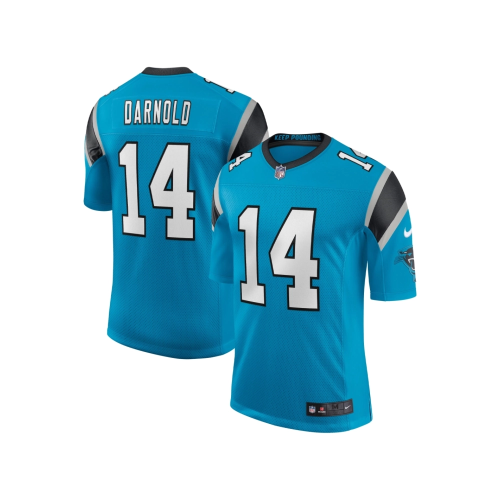 Mens Carolina Panthers Sam Darnold Blue Vapor Limited Jersey
