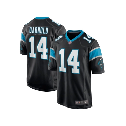 Mens Carolina Panthers Sam Darnold Black Game Player Jersey