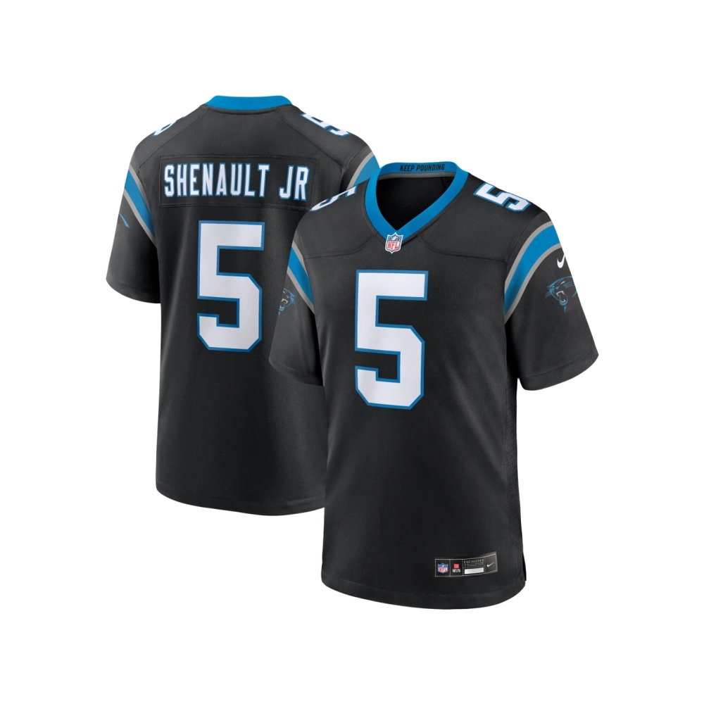 Mens Carolina Panthers Laviska Shenault Jr. Black Team Game Jersey