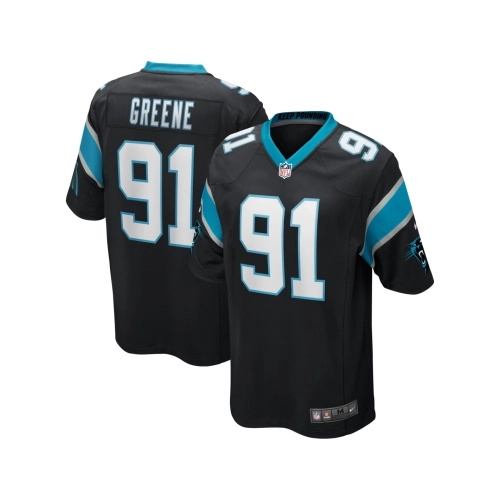 Mens Carolina Panthers Kevin Greene Black Game Retired Player Jersey