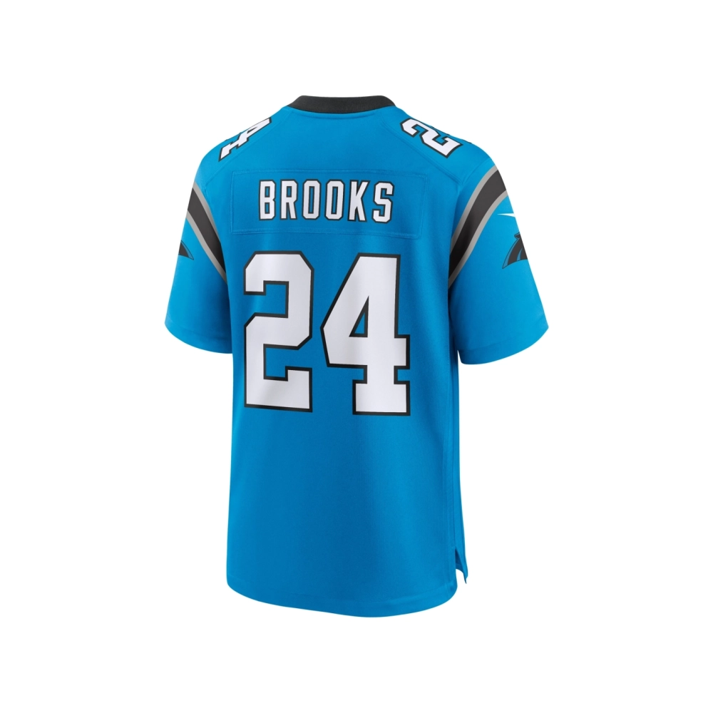 Mens Carolina Panthers Jonathon Brooks Blue 2024 NFL Draft Alternate Game Player Jersey