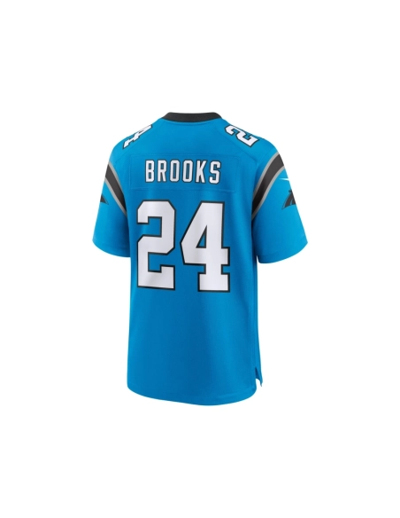 Mens Carolina Panthers Jonathon Brooks Blue 2024 NFL Draft Alternate Game Player Jersey