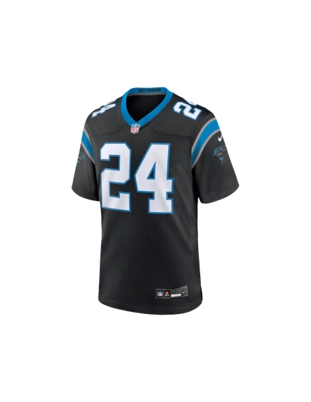Mens Carolina Panthers Jonathon Brooks Black 2024 NFL Draft Game Jersey