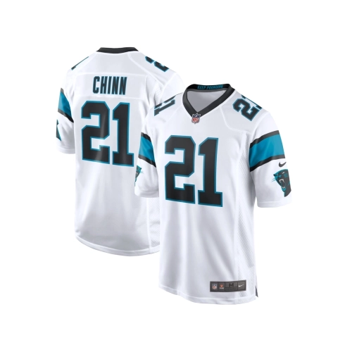 Mens Carolina Panthers Jeremy Chinn White Game Jersey
