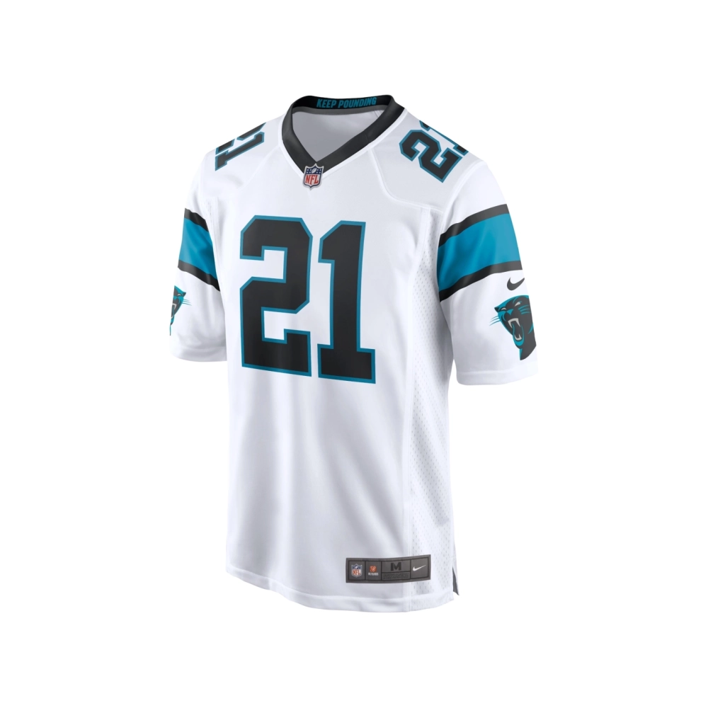 Mens Carolina Panthers Jeremy Chinn White Game Jersey