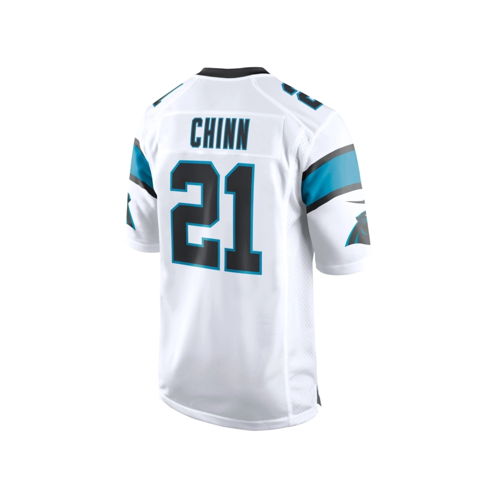 Mens Carolina Panthers Jeremy Chinn White Game Jersey