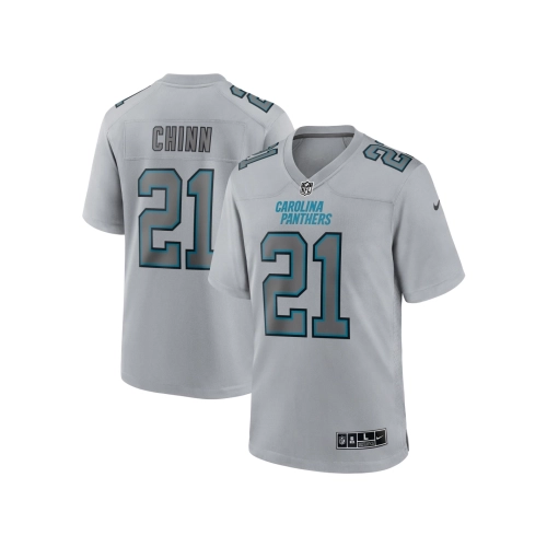Mens Carolina Panthers Jeremy Chinn Gray Atmosphere Fashion Game Jersey