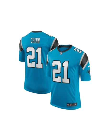 Mens Carolina Panthers Jeremy Chinn Blue Vapor Limited Jersey