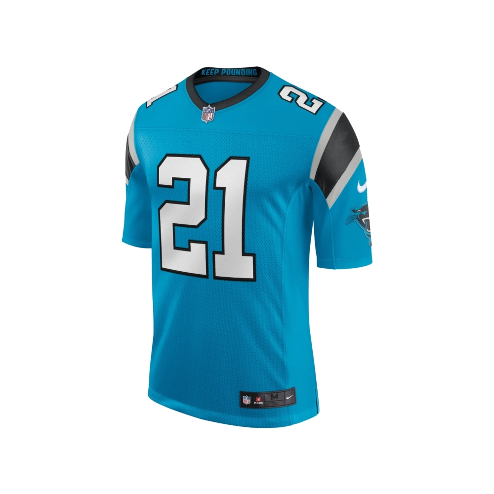 Mens Carolina Panthers Jeremy Chinn Blue Vapor Limited Jersey