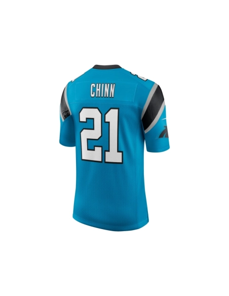 Mens Carolina Panthers Jeremy Chinn Blue Vapor Limited Jersey