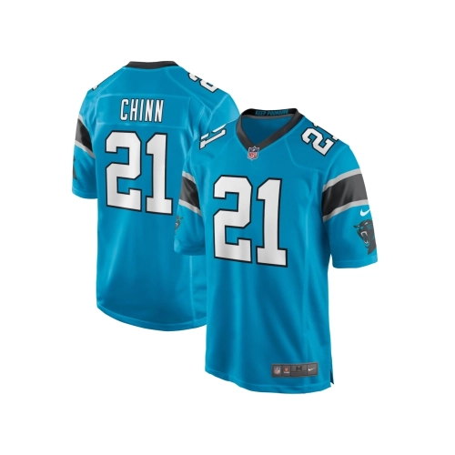 Mens Carolina Panthers Jeremy Chinn Blue Game Jersey