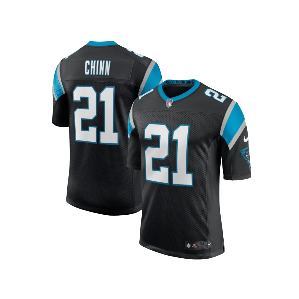Mens Carolina Panthers Jeremy Chinn Black Vapor Limited Jersey
