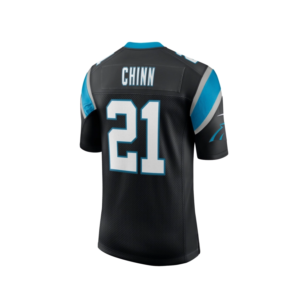 Mens Carolina Panthers Jeremy Chinn Black Vapor Limited Jersey