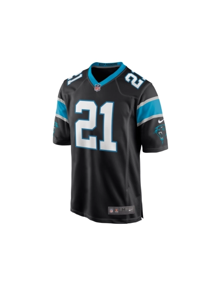 Mens Carolina Panthers Jeremy Chinn Black Game Jersey
