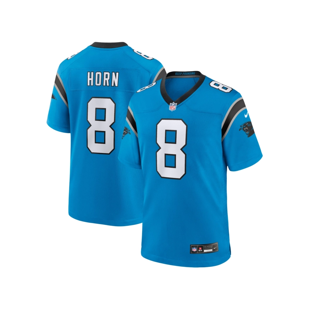 Mens Carolina Panthers Jaycee Horn Blue Alternate Game Jersey
