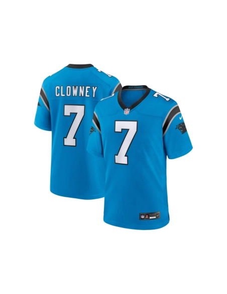Mens Carolina Panthers Jadeveon Clowney Blue Alternate Game Jersey