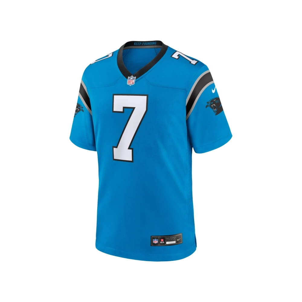 Mens Carolina Panthers Jadeveon Clowney Blue Alternate Game Jersey