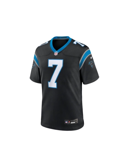 Mens Carolina Panthers Jadeveon Clowney Black Game Jersey