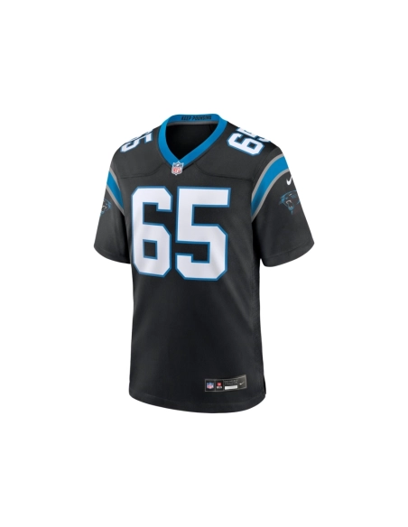 Mens Carolina Panthers J.D. DiRenzo Black Game Jersey