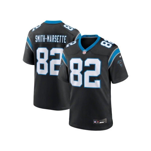 Mens Carolina Panthers Ihmir Smith-Marsette Black Team Game Jersey