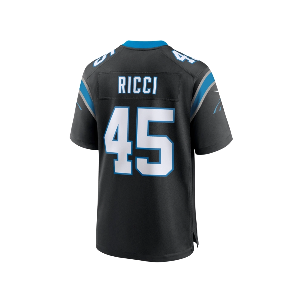 Mens Carolina Panthers Giovanni Ricci Black Team Game Jersey