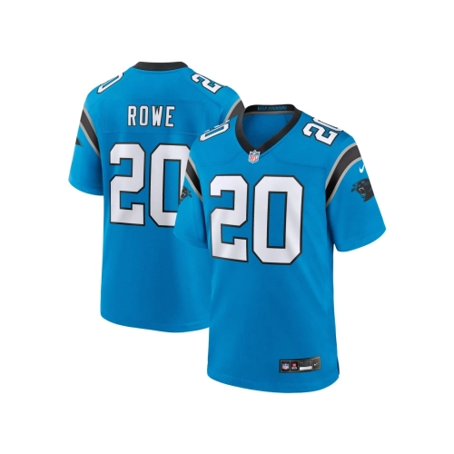 Mens Carolina Panthers Eric Rowe Blue Alternate Game Jersey